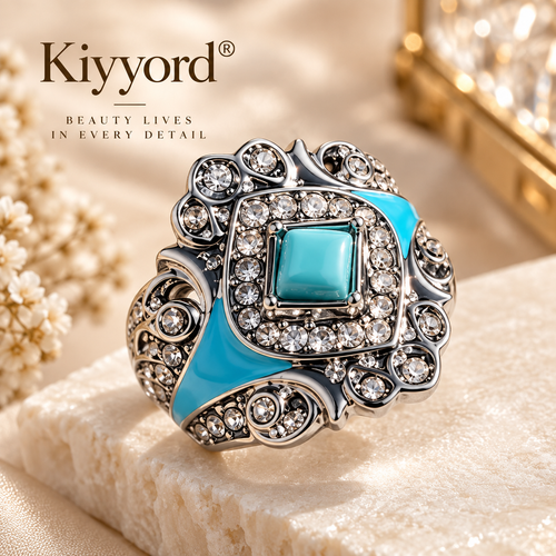 Kiyyord® Turquoise Statement Ring