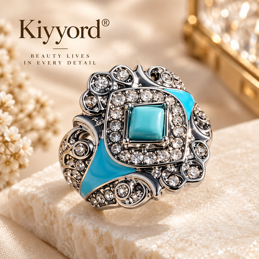 Kiyyord® Turquoise Statement Ring