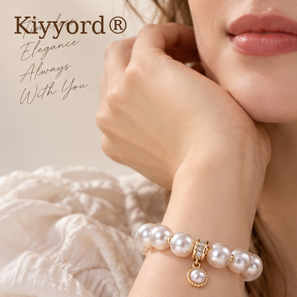 Kiyyord® Timeless Pearl Charm Bracelet