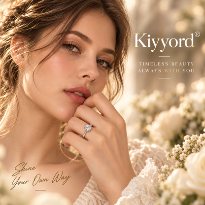 Kiyyord® Classic Moissanite Solitaire Ring