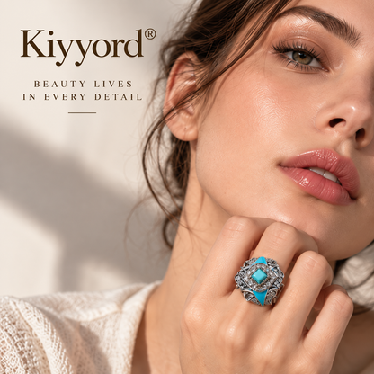 Kiyyord® Turquoise Statement Ring