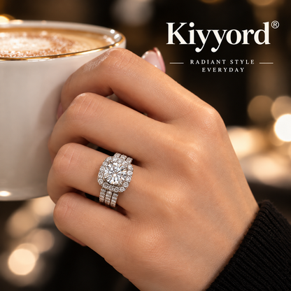 Kiyyord® Sparkling Halo Ring