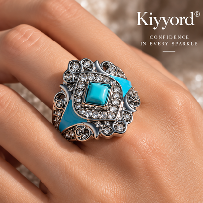 Kiyyord® Turquoise Statement Ring