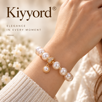 Kiyyord® Timeless Pearl Charm Bracelet