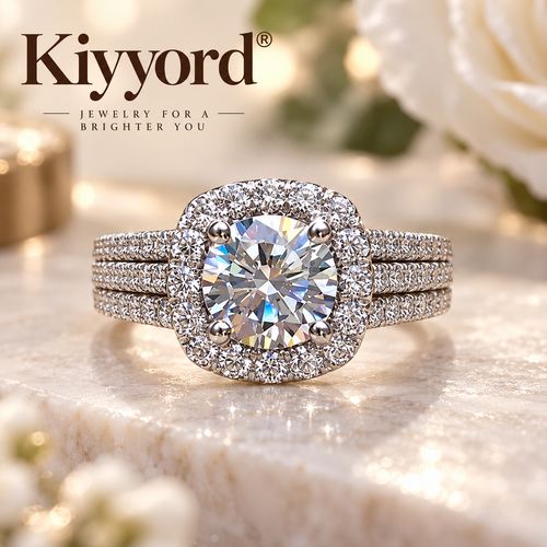 Kiyyord® Sparkling Halo Ring