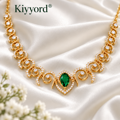 Kiyyord® Emerald Elegance Necklace