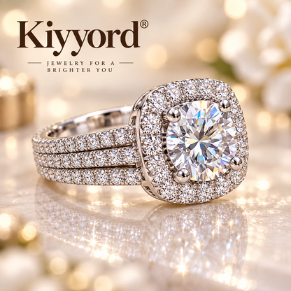 Kiyyord® Sparkling Halo Ring